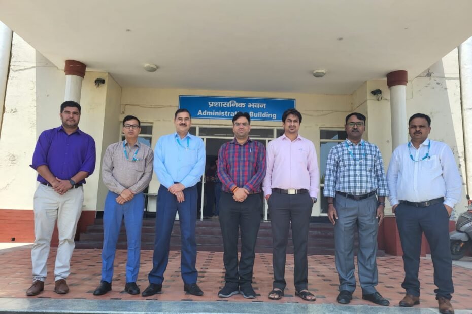 Officers from BEL India Ltd. during campus placement