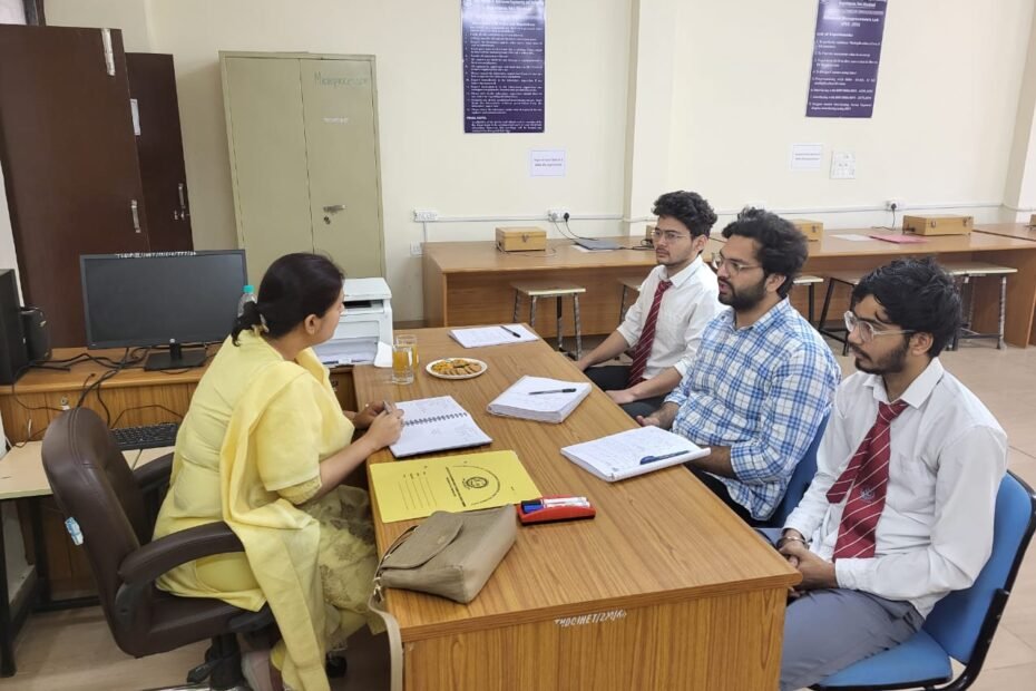 Mock Interview conducted by Placement Cell